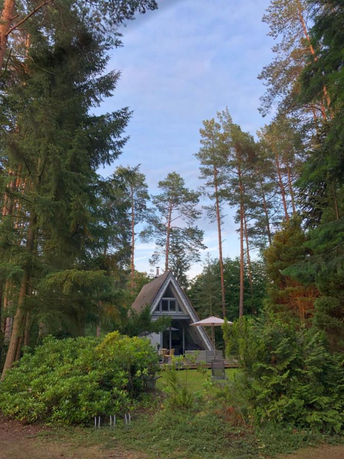 Ferienhaus Reetdach 1300Qm Privatgrundstueck Bootssteg Sauna Templin Luebbesee Uckermark Erholung Pur Seenplatte Petersdorf  Extérieur photo