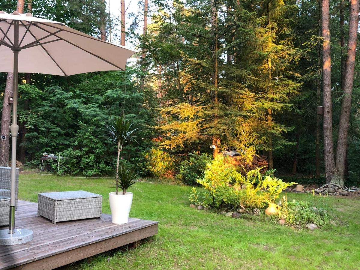 Ferienhaus Reetdach 1300Qm Privatgrundstueck Bootssteg Sauna Templin Luebbesee Uckermark Erholung Pur Seenplatte Petersdorf  Extérieur photo