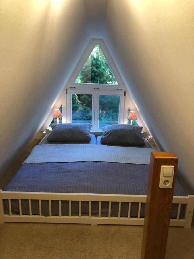 Ferienhaus Reetdach 1300Qm Privatgrundstueck Bootssteg Sauna Templin Luebbesee Uckermark Erholung Pur Seenplatte Petersdorf  Extérieur photo